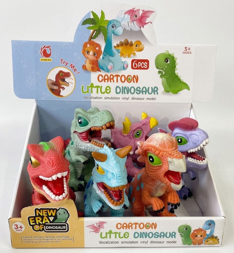 Dinosaur Whistle Toy Set – 6 Pcs | Fun Dinosaur Toys for Kids