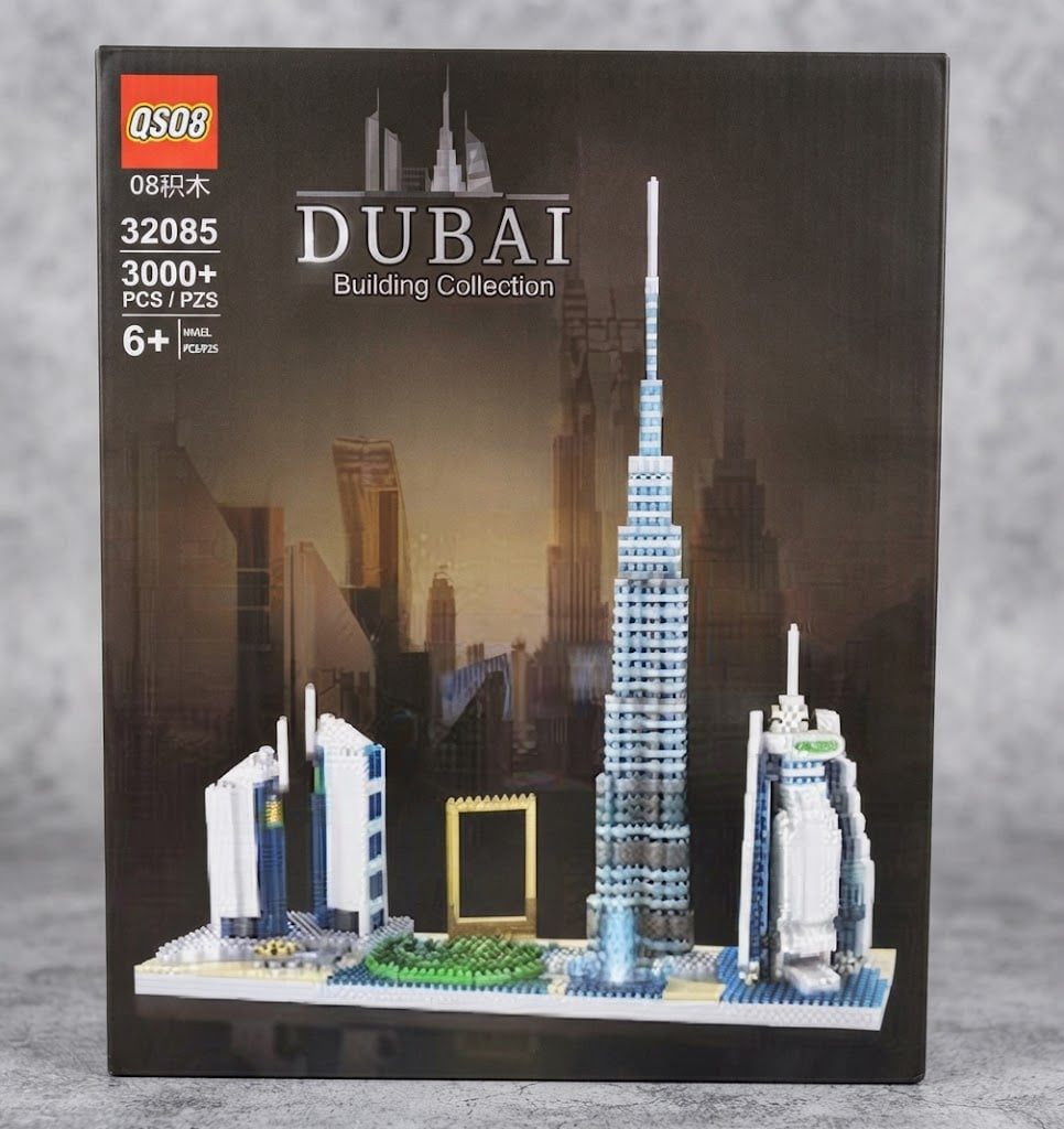 Dubai Landmark Skyline Architecture Set – 3000+ Piece Micro-Brick Building Kit