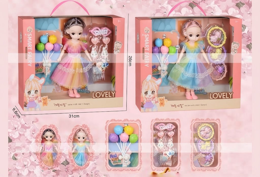 Flexi-Pose Fashion Doll Playset – Articulated Doll with Styling Accessories