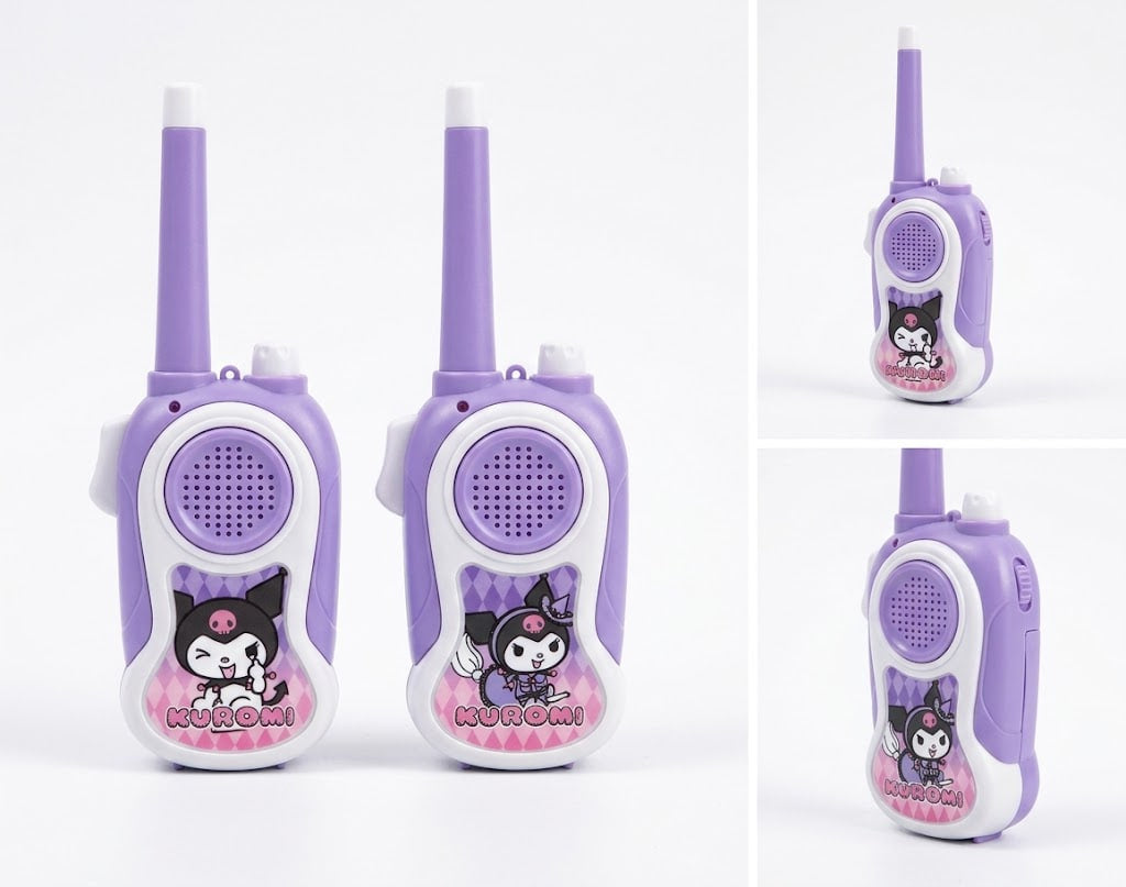 Kuromi Walkie Talkie for Kids – 2-Way Communication Toy