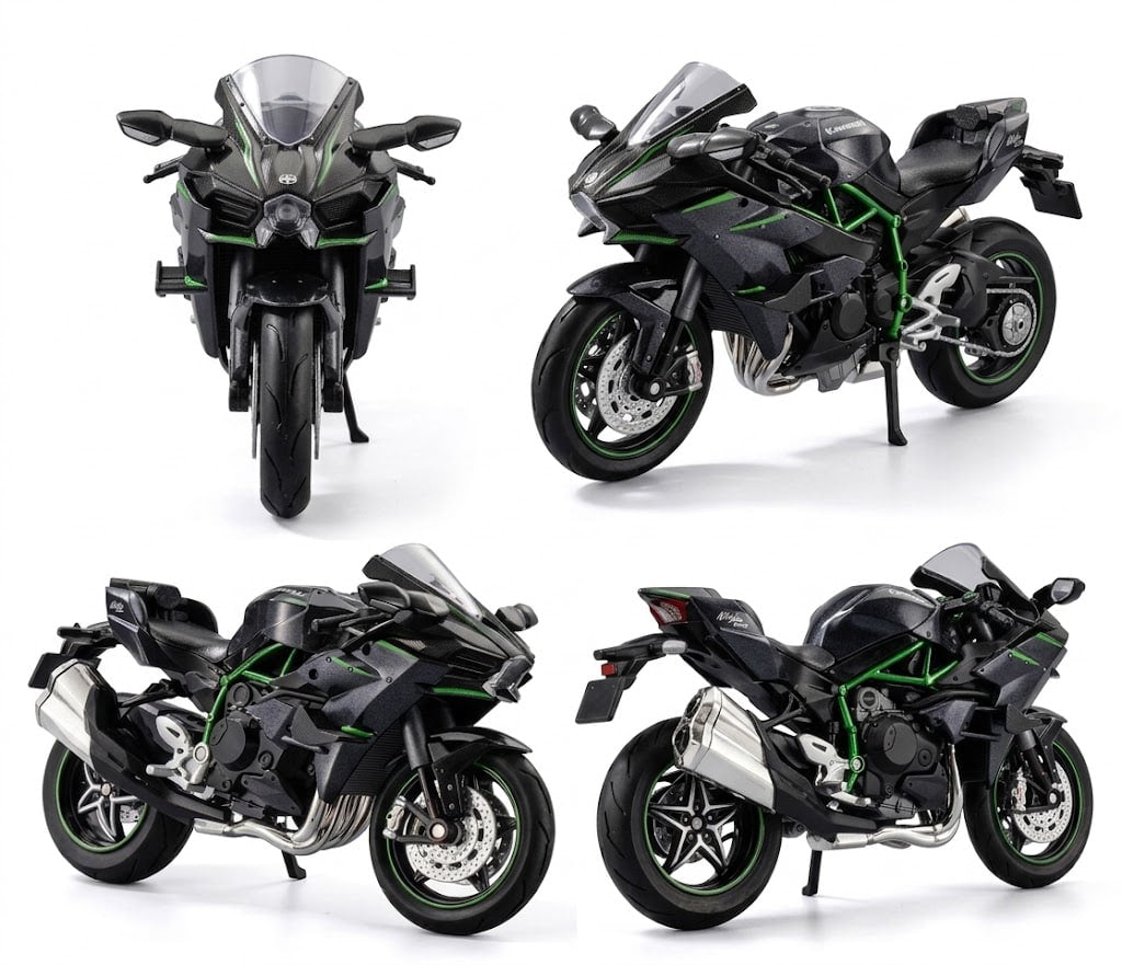 1:10 Alloy Motorcycle Toy – Light & Sound | Die-Cast Bike