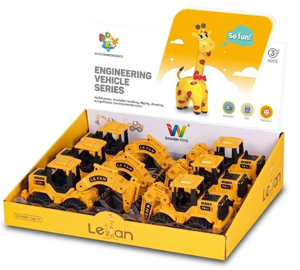 Mini Truck Toy Set – 6 Pcs | Fun Vehicle Toys for Kids