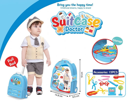 Suitcase Doctor Set for Kids – Pretend Play Medical Kit