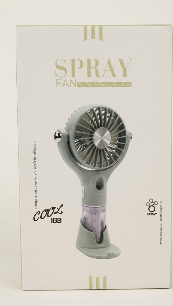 mini misting fan, rechargeable portable spray fan, usb cooling fan with light, kids handheld mist fan, 500mah mini mist fan
