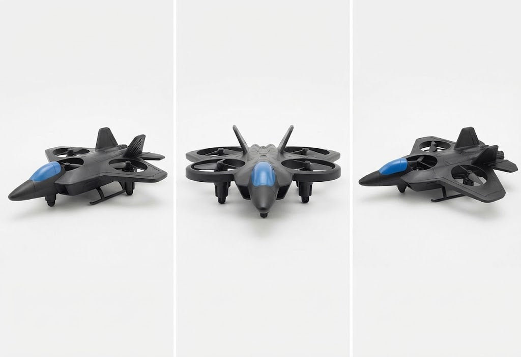 Foam Fighter Jet RC Toy for Kids