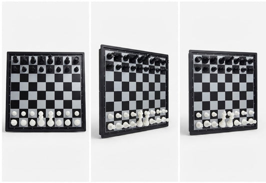Kids Magnetic Chess Set – Portable Folding Strategy & Logic Board Game