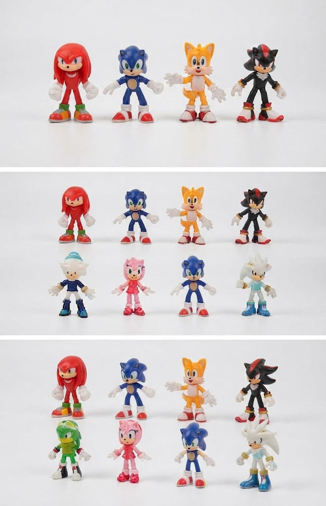 Speed Hero Action Figure Set – Pack of 6 Collectible Character Statues