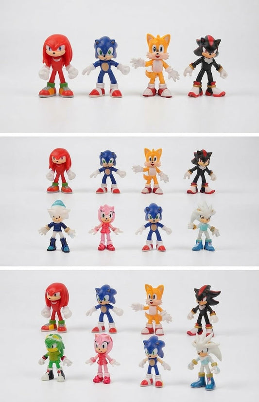 Speed Hero Action Figure Set – Pack of 6 Collectible Character Statues