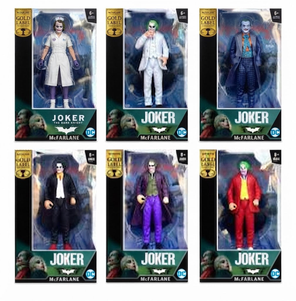 Villain Character Action Figure – Collectible Display Statue (6 Assorted Designs)