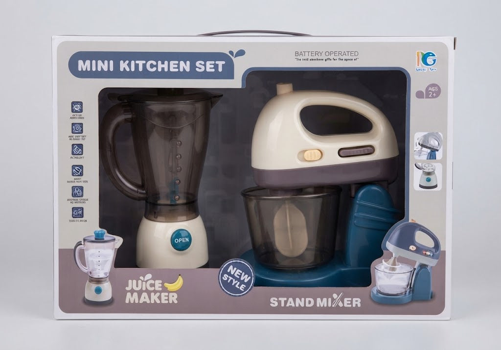 Interactive Mini Kitchen Playset – Cooking Stove & Kitchenware Set with Lights & Sounds