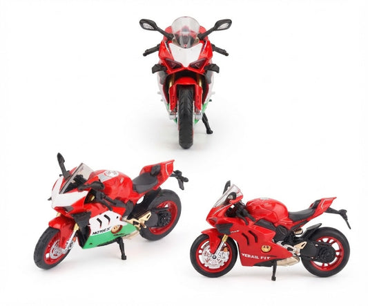 Superbike Racing Diecast Scale Model – Heavy-Duty Alloy Sports Bike Collectible