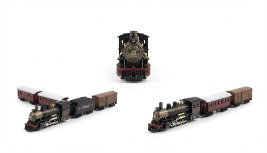 Classic Express Railway Train Set – Motorized Locomotive with Track Layout